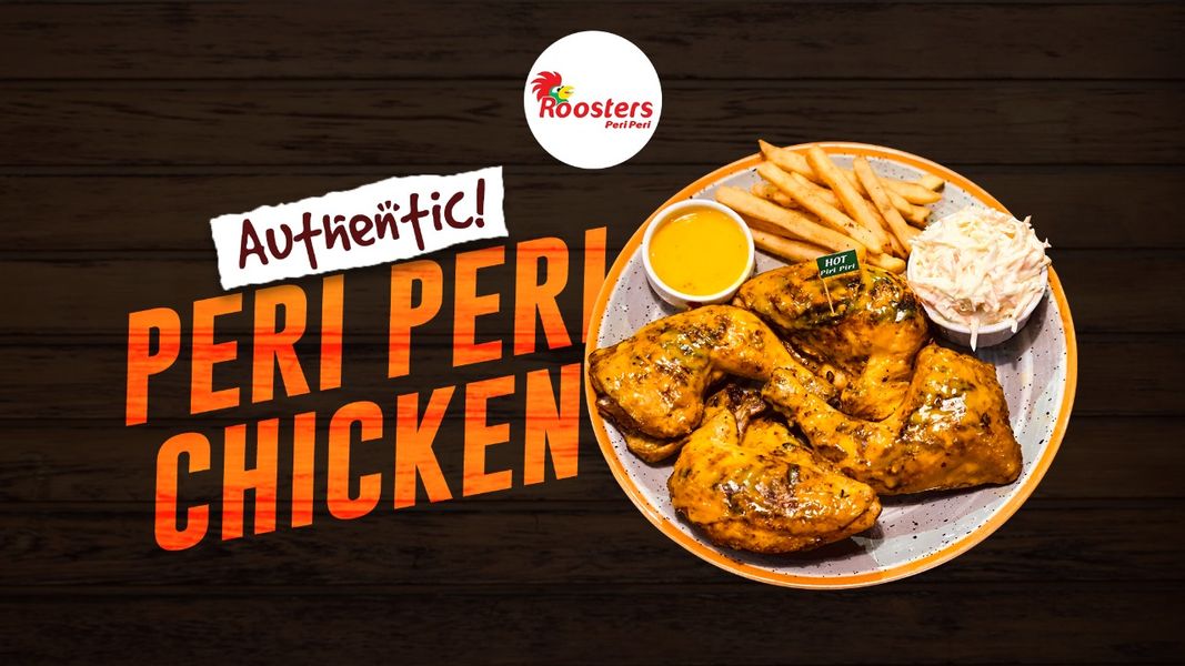 Roosters Peri Peri is available on Munchies